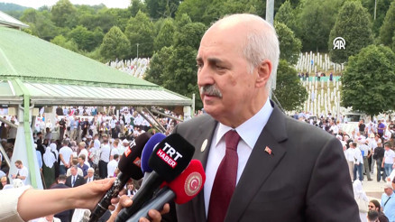 TBMM Başkanı Kurtulmuş, Srebrenitsa’da gündemi değerlendirdi