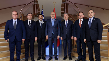 TBMM Başkanı Kurtulmuş, Türkiyenin Saraybosna Büyükelçiliğini ziyaret etti