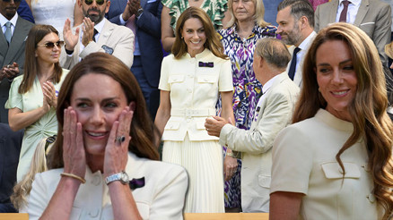 Onu gören herkes ayakta alkışladı… Mahcup prensesin yanakları kızardı