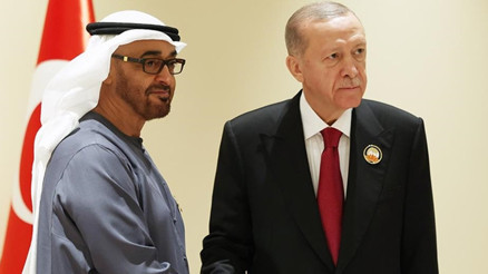 Cumhurbaşkanı Erdoğan, Birleşik Arap Emirlikleri Devlet Başkanı ile görüştü