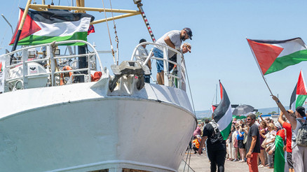 Madleenin ardından Gazze ablukasını kırmak için bu kez de Handala yola çıktı Madleenin ardından Gazze ablukasını kırmak için bu kez de Handala yola çıktı
