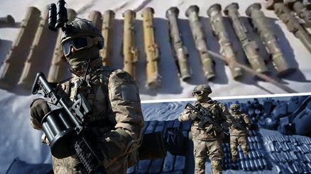 MSB paylaştı: 33 odalı ve 1.800 metre uzunluğundaki mağara tespit edildi... Çok sayıda mühimmat ele geçirildi