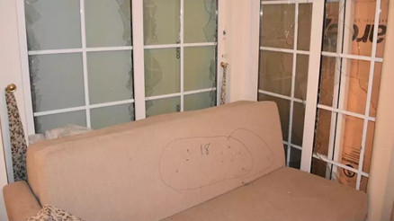 Marmaris’te darbecilerin 15 Temmuz’da zarar verdiği otel odasındaki izler muhafaza ediliyor