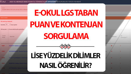 LGS LİSE TABAN PUANLAR VE KONTENJANLARI 2025 SORGULAMA | MEB Lise yüzdelik dilimler, başarı sıralamaları nasıl nereden öğrenilir, LGS kaç puanla hangi okula girilir Anadolu Lisesi, Fen Lisesi, İmam Hatip Lisesi ve Meslek Lisesi kontenjan bilgisi LGS LİSE TABAN PUANLAR VE KONTENJANLARI 2025 SORGULAMA | MEB Lise yüzdelik dilimler, başarı sıralamaları nasıl nereden öğrenilir, LGS kaç puanla hangi okula girilir Anadolu Lisesi, Fen Lisesi, İmam Hatip Lisesi ve Meslek Lisesi kontenjan bilgisi