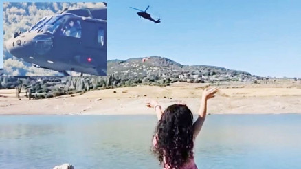 Sikorsky’yle havalara uçuran selamlaşma