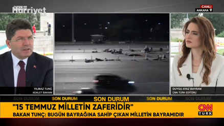 Adalet Bakanı Yılmaz Tunç: 15 Temmuz milletin zaferidir