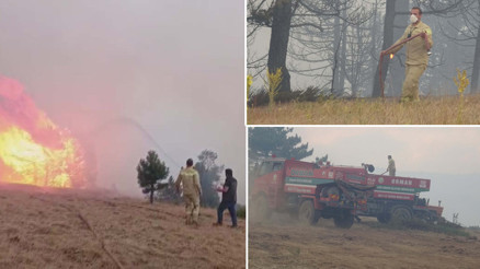 Konyadaki orman yangını ikinci gününde: 1 gözaltı