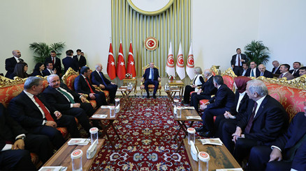 Son dakika... Cumhurbaşkanı Erdoğan, Devlet Bahçeli ve Mustafa Destici görüşüyor