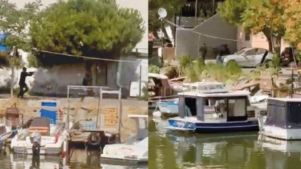 Balıkçı barınağında silahlı çatışma