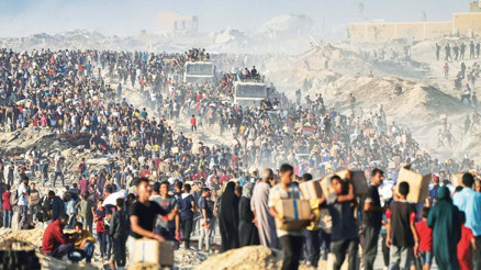 Yardım kuyruğunda gazlı saldırı ve izdiham… ‘Bu çocukların ne günahı var’