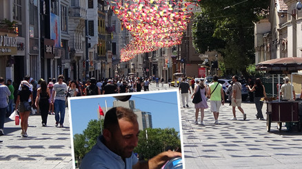 İstanbul kavruluyor Vatandaşlardan ilginç serinleme yöntemi | Bizim hissettiğimiz 60 derece