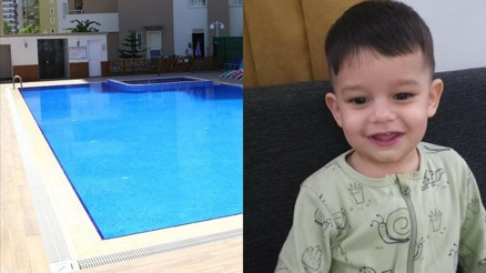 Acı olay Havuzda boğulan minik Kemal son yolculuğuna uğurlandı