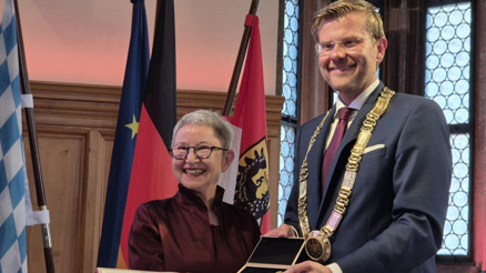 Sosyolog Meral Akkent onursal vatandaşlık madalyası ile taltif edildi