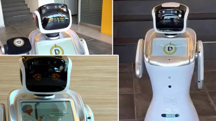 Demirören Medya ve Teknoloji Lisesinde robotla tanıtım dönemi
