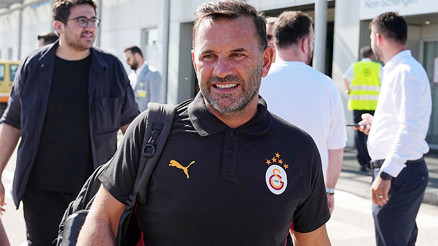 Galatasaray Avusturyaya ulaştı Osimhen tezahüratları...