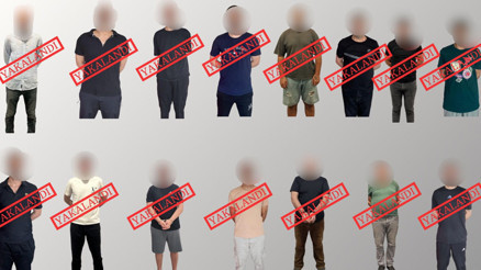 Kırmızı bültenle aranan 14 şüpheli Türkiyeye getirildi