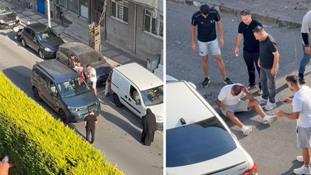 Bağcılarda yol verme kavgası Küfrettiği sürücü sopayla yaraladı