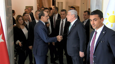 MİT Başkanı Kalın, İYİ Parti ve Yeni Yol Partisi TBMM Grubunu ziyaret etti