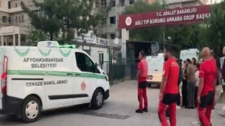 Orman şehitlerinin naaşları Ankara Adli Tıp Kurumuna getirildi