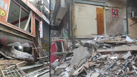 Beyoğlunda 3 katlı binada patlama Kısmi çökmeler yaşandı... O anlar kamerada Beyoğlunda 3 katlı binada patlama Kısmi çökmeler yaşandı... O anlar kamerada
