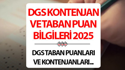 DGS TABAN PUANLARI 2025 VE KONTENJANLARI TABLOSU || ÖSYM DGS taban ve tavan puanları, başarı sıralamaları ve kontenjanları DGS TABAN PUANLARI 2025 VE KONTENJANLARI TABLOSU || ÖSYM DGS taban ve tavan puanları, başarı sıralamaları ve kontenjanları