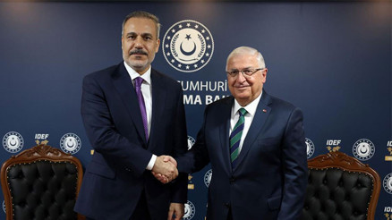 Dışişleri Bakanı Fidan ve Milli Savunma Bakanı Güler baş başa görüştü