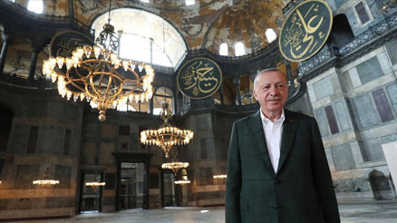 Erdoğan’dan 5. yılında Ayasofya