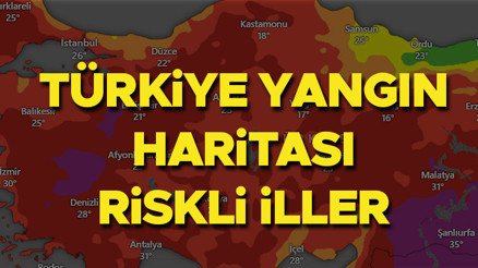 TÜRKİYE YANGIN HARİTASI 2025 (afetharitasi.org) | Hangi şehirler risk altında Nerelerde yangın riski var