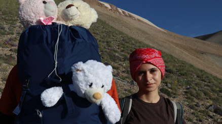 Lise öğrencisi Meryem ikinci zirvesini yaptı