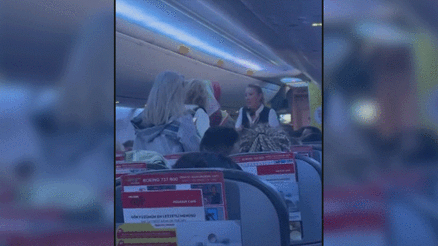 Uçakta aceleci davranan yolculara kural dışı yolcu prosedürü uygulandı