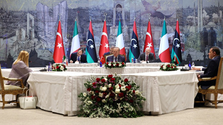 Türkiye - İtalya - Libya zirvesi | Cumhurbaşkanı Erdoğan, Meloni ve Dibeybe ile görüştü