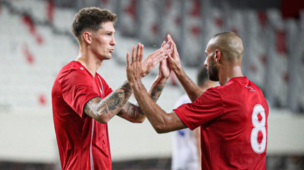 Antalyaspor, Skhupi karşısında 6-1 ile güldü