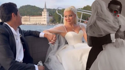 2020 yılında boşanmışlardı... İstanbul Boğazında ikinci kez evlendiler