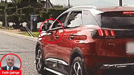 İşte o kırmızı SUV