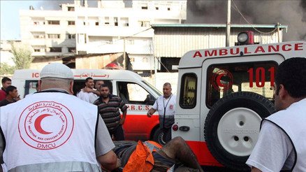İsrail Filistin Kızılayı karargahını vurdu