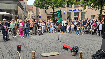 Nürnberg müziğe doydu: Sokaklar müzik sesleri ile yankılandı Nürnberg müziğe doydu: Sokaklar müzik sesleri ile yankılandı
