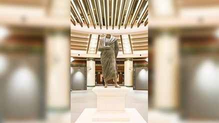 Evine dönen Marcus Aurelius heykeli ilk kez milletin evinde görücüye çıkıyor