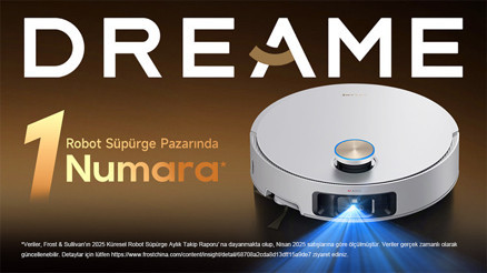 Dreame Technology, 18 ülkede robot süpürge pazarının lideri oldu
