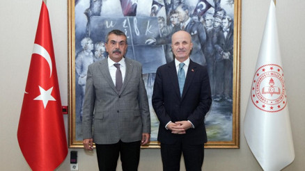 Milli Eğitim Bakanı Tekin, YÖK Başkanı Özvarı kabul etti
