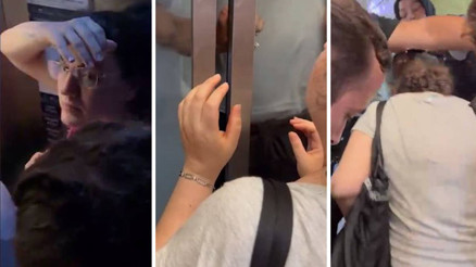 İstanbuldaki metro asansöründe yolcular mahsur kaldı