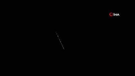 Elon Muskın ‘Starlink uydu zinciri Erzincan semalarında görüldü
