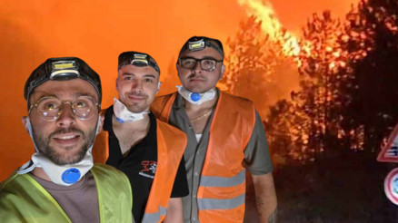 Bursadaki orman yangınından yeni görüntüler Alevlerin arasında kalan 3 arkadaş korku dolu anları anlattı