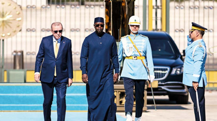 Beştepe’de Senegalli konuk