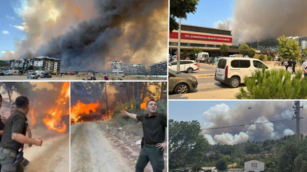 Son dakika... Çanakkalede iki orman yangını Tahliyeler başladı