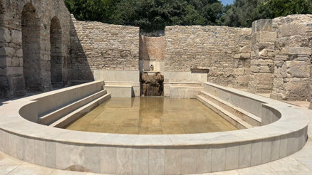 Tarihi Roma hamamında 1900 yıl sonra yeniden su aktı