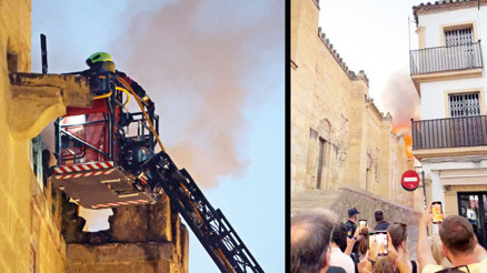 Kurtuba Camisi’nde yangın