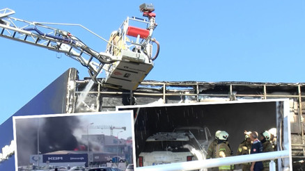 İstanbulda sıfır araç bayisinde yangın: Otomobiller hasar gördü İstanbulda sıfır araç bayisinde yangın: Otomobiller hasar gördü