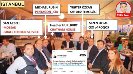 Bir MOSSAD ajanı, bir CIA ajanı, bir CHP’li, bir avukat