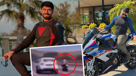 Ünlü motosikletçi hayatını kaybetmişti Feci kazanın görüntüsü ortaya çıktı