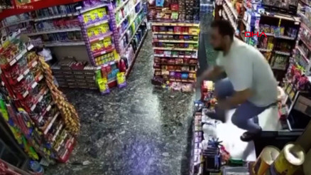 Bursada deprem paniği kamerada